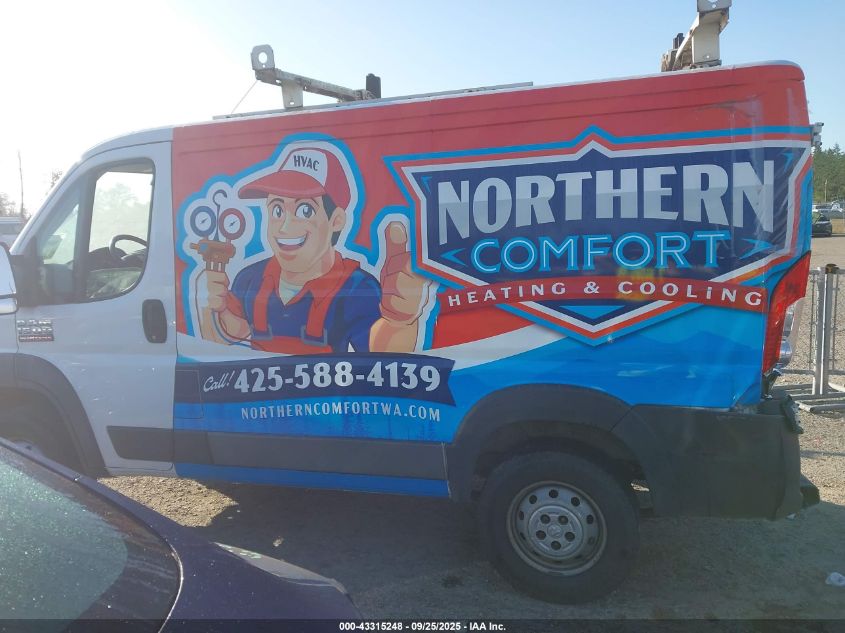 2016 Ram Promaster 1500 Low Roof VIN: 3C6TRVNG3GE119966 Lot: 43315248