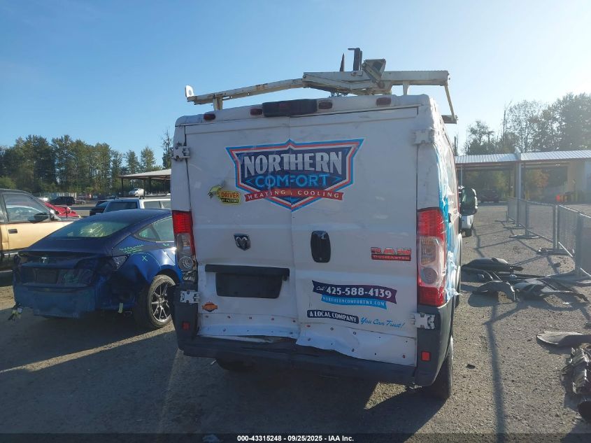 2016 Ram Promaster 1500 Low Roof VIN: 3C6TRVNG3GE119966 Lot: 43315248