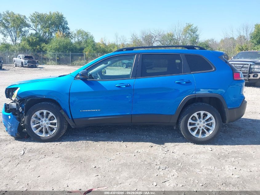 2022 Jeep Cherokee Latitude Lux 4X4 VIN: 1C4PJMMXXND534519 Lot: 43315308