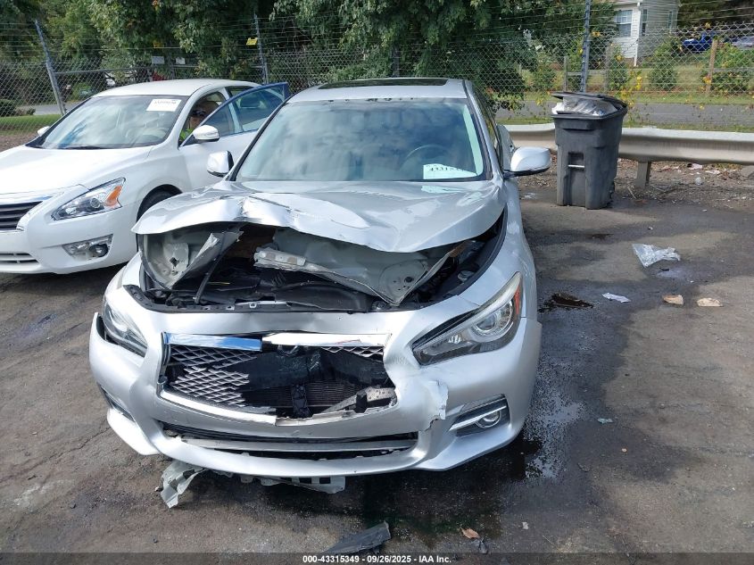 2015 Infiniti Q50 Premium VIN: JN1BV7AP3FM345865 Lot: 43315349