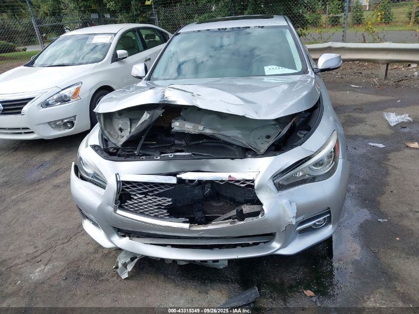 2015 Infiniti Q50 Premium VIN: JN1BV7AP3FM345865 Lot: 43315349