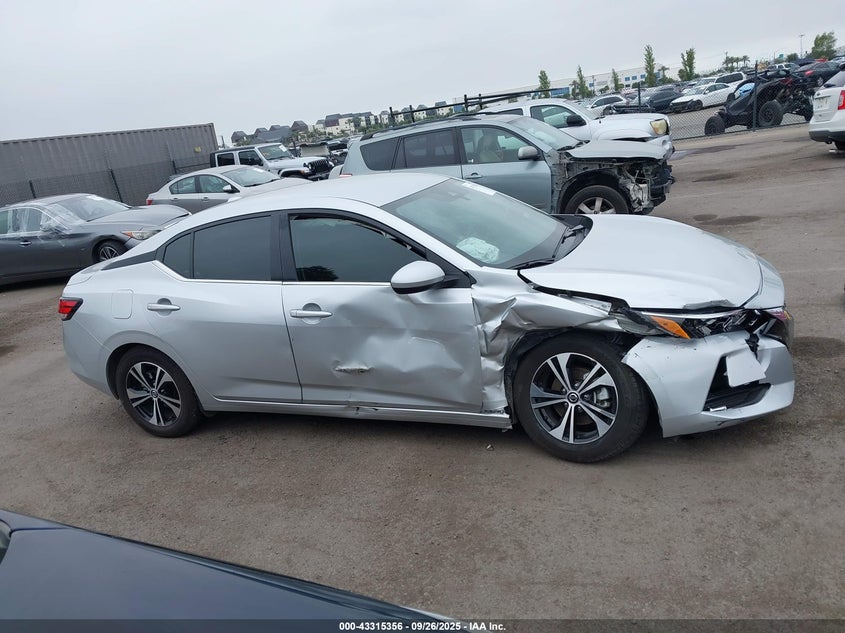 2023 Nissan Sentra Sv Xtronic Cvt VIN: 3N1AB8CV2PY229240 Lot: 43315356