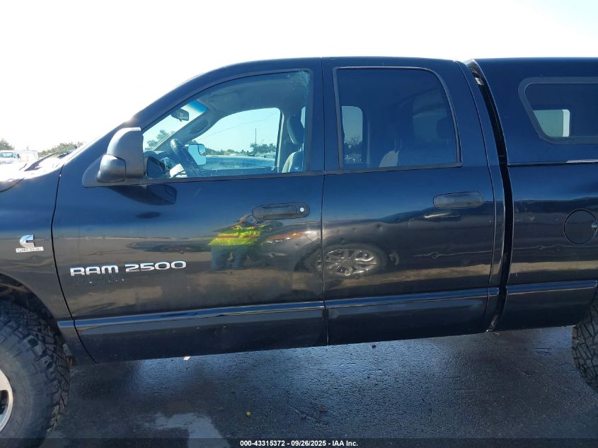 2006 Dodge Ram 2500 Slt/Trx4 Off Road/Sport/Power Wagon VIN: 1D7KS28C96J172114 Lot: 43315372