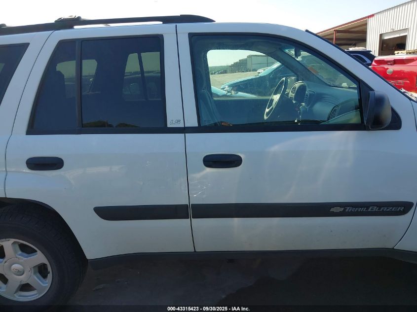 2003 Chevrolet Trailblazer Ls VIN: 1GNDS13S132414905 Lot: 43315423