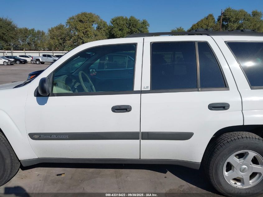 2003 Chevrolet Trailblazer Ls VIN: 1GNDS13S132414905 Lot: 43315423