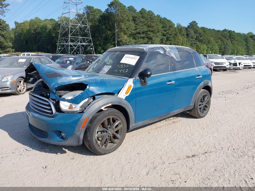 Vin: wmwzb3c56cwm03246, lot: 43810098, mini cooper countryman countryman 20122
