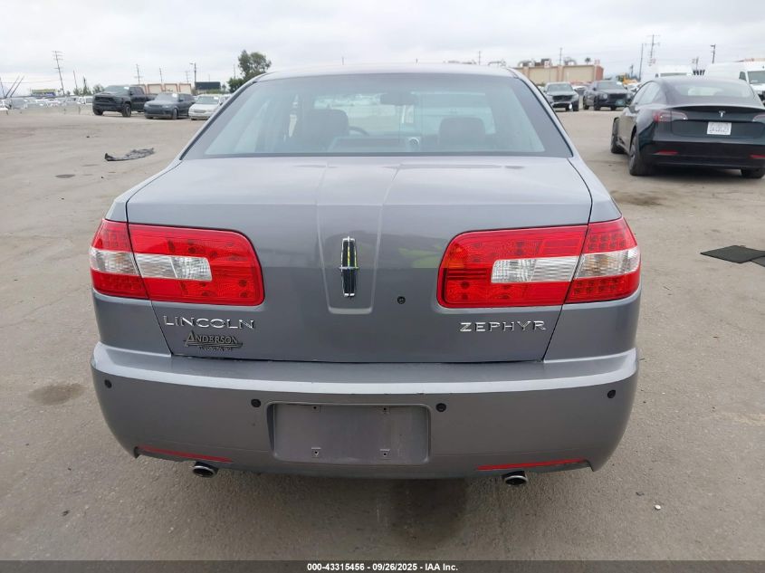 2006 Lincoln Zephyr VIN: 3LNHM26126R641612 Lot: 43315456