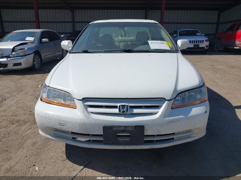2002 Honda Accord 3.0 Ex VIN: 1HGCG16522A072379 Lot: 43315499