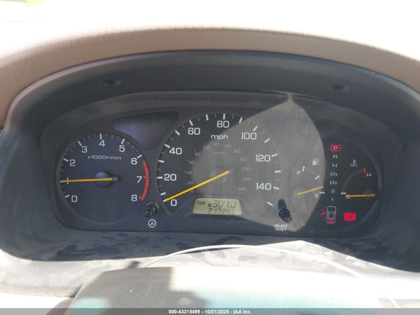 2002 Honda Accord 3.0 Ex VIN: 1HGCG16522A072379 Lot: 43315499