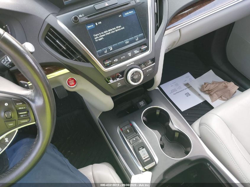 2018 Acura Mdx Technology Package Acurawatch Plus Pkg VIN: 5J8YD3H52JL009132 Lot: 43315519