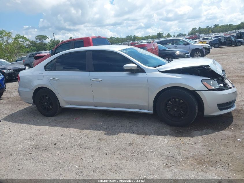 2014 Volkswagen Passat 1.8T S VIN: 1VWAS7A39EC028186 Lot: 43315523