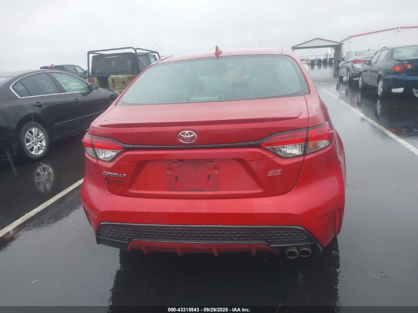 2020 Toyota Corolla Se VIN: 5YFS4RCE7LP047772 Lot: 43315543