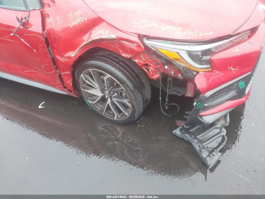 2020 Toyota Corolla Se VIN: 5YFS4RCE7LP047772 Lot: 43315543