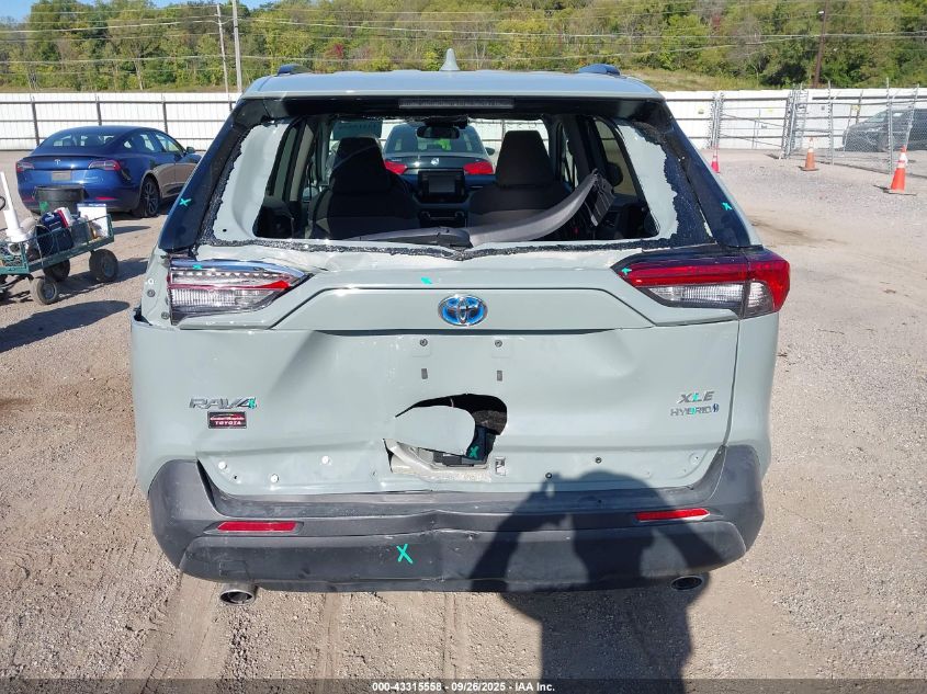 2020 Toyota Rav4 Hybrid Xle VIN: 2T3RWRFV3LW062554 Lot: 43315558
