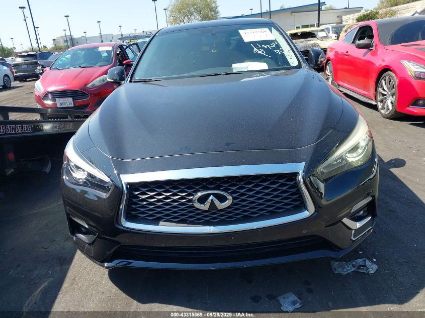 2018 Infiniti Q50 3.0T Luxe VIN: JN1EV7AP4JM356489 Lot: 43315569