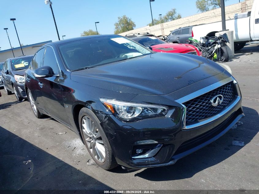 2018 Infiniti Q50 3.0T Luxe VIN: JN1EV7AP4JM356489 Lot: 43315569