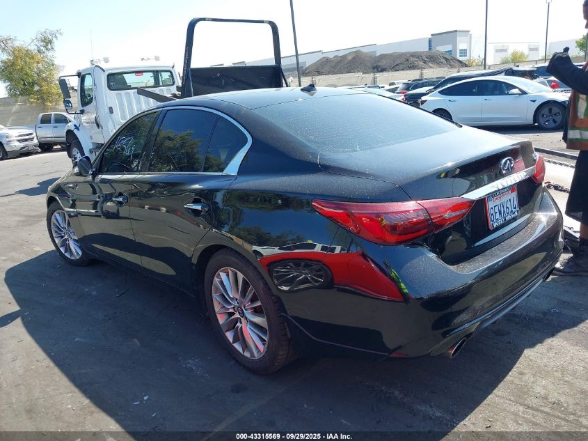 2018 Infiniti Q50 3.0T Luxe VIN: JN1EV7AP4JM356489 Lot: 43315569