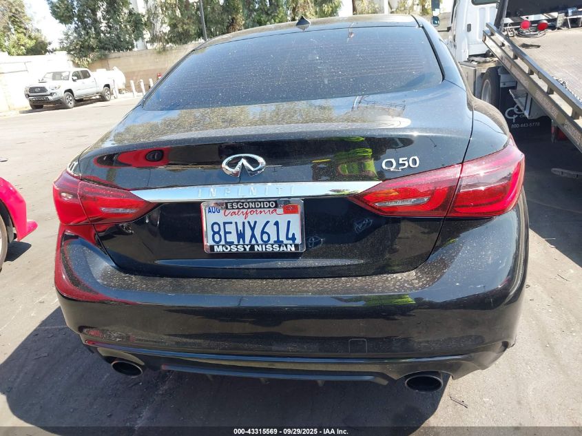 2018 Infiniti Q50 3.0T Luxe VIN: JN1EV7AP4JM356489 Lot: 43315569