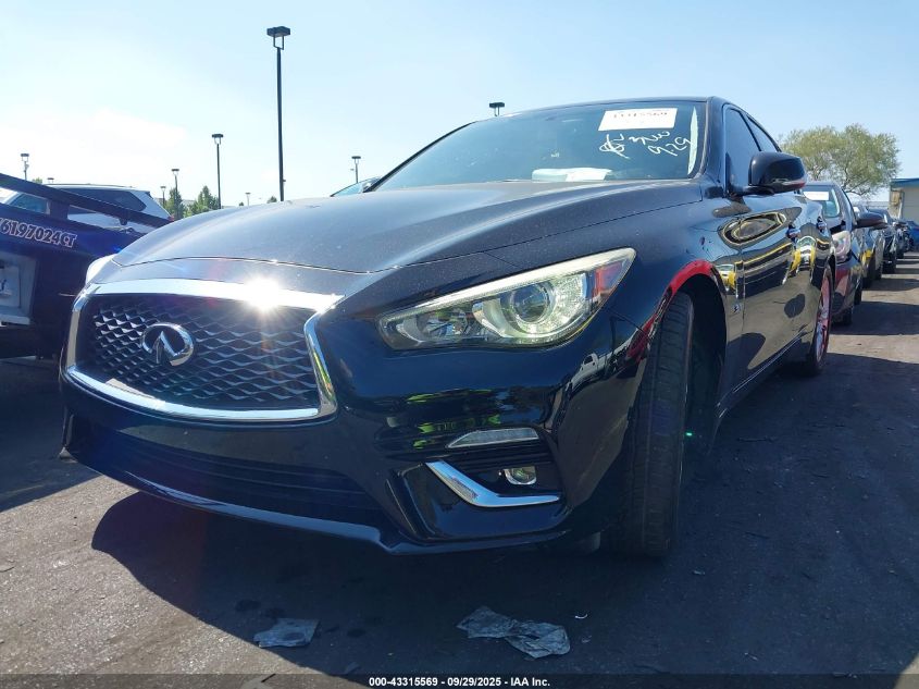 2018 Infiniti Q50 3.0T Luxe VIN: JN1EV7AP4JM356489 Lot: 43315569