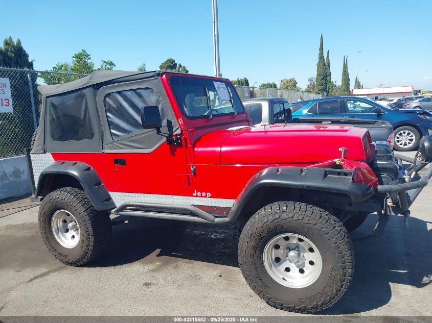 1994 Jeep Wrangler / Yj S VIN: 1J4FY19P1RP426299 Lot: 43315582