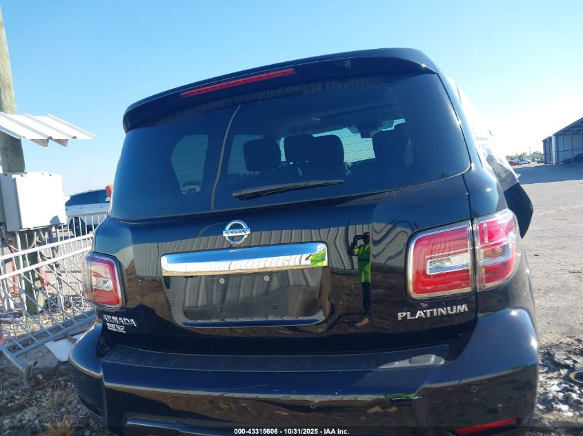 2019 Nissan Armada Platinum VIN: JN8AY2NC0K9585368 Lot: 43315606