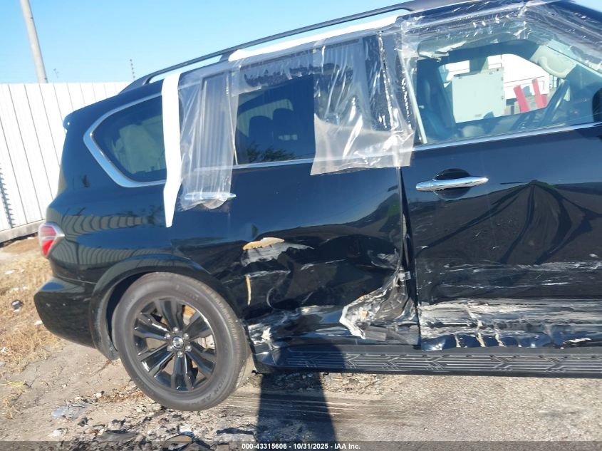 2019 Nissan Armada Platinum VIN: JN8AY2NC0K9585368 Lot: 43315606