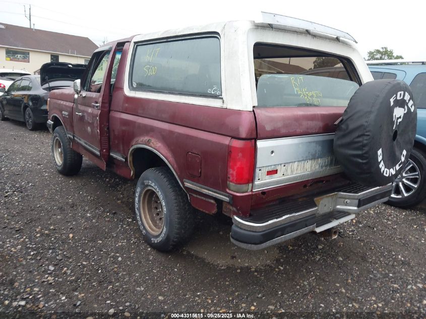 1FMEU15H4KLA31618 1989 FORD BRONCO photo no. 3