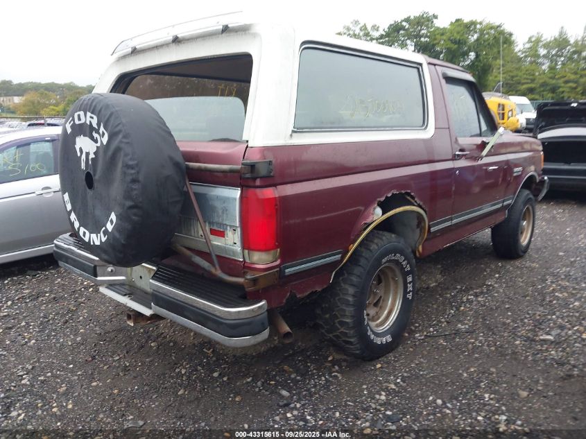1FMEU15H4KLA31618 1989 FORD BRONCO photo no. 4