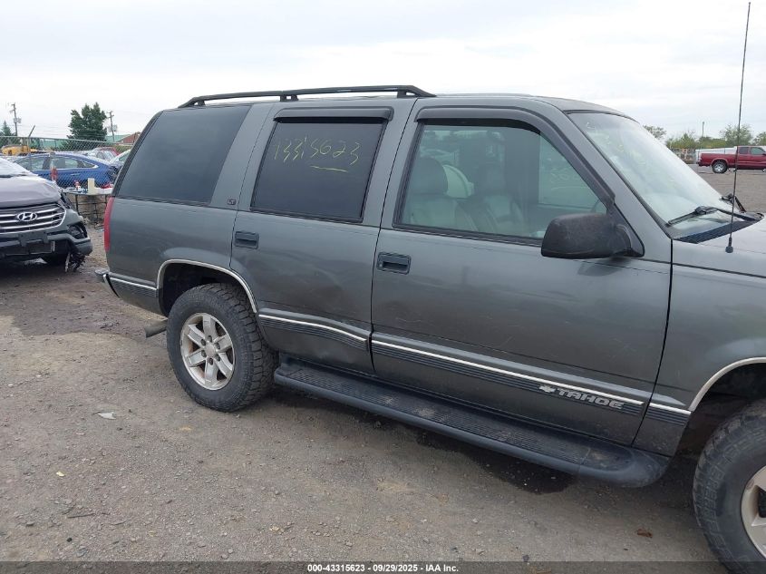 1999 Chevrolet Tahoe Ls VIN: 1GNEK13R0XJ538824 Lot: 43315623