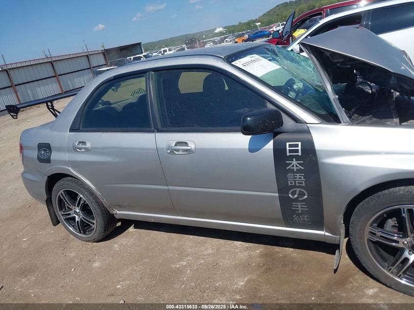 2006 Subaru Impreza 2.5I VIN: JF1GD67636G524510 Lot: 43315633