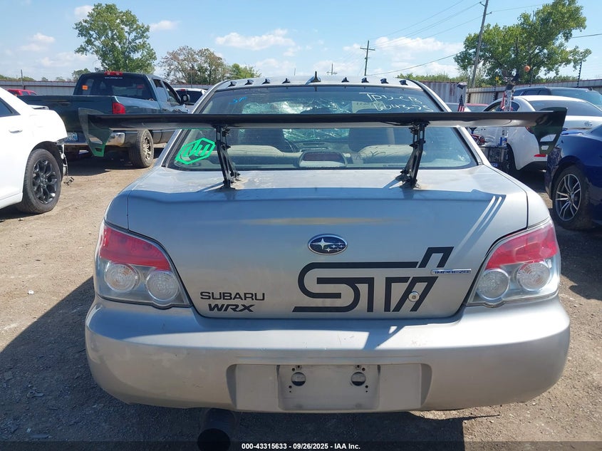 2006 Subaru Impreza 2.5I VIN: JF1GD67636G524510 Lot: 43315633