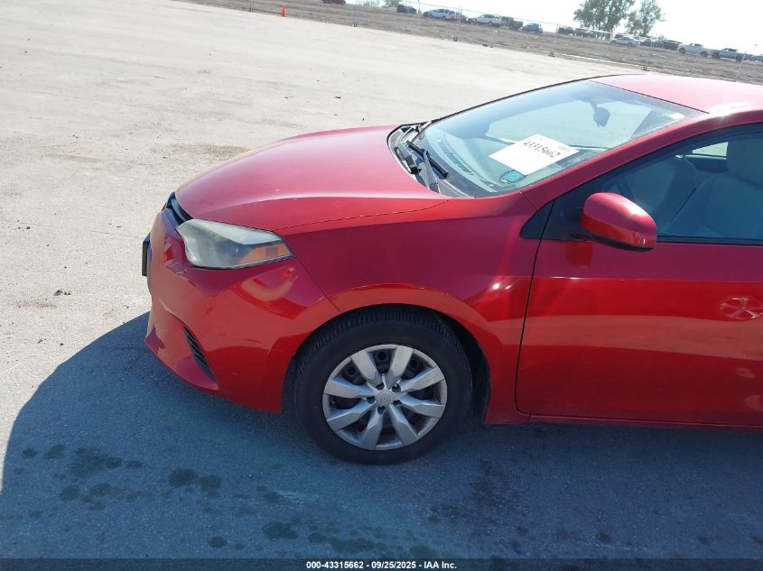 2014 Toyota Corolla Le VIN: 5YFBURHEXEP150888 Lot: 43315662