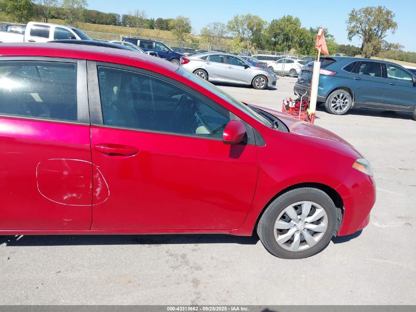 2014 Toyota Corolla Le VIN: 5YFBURHEXEP150888 Lot: 43315662