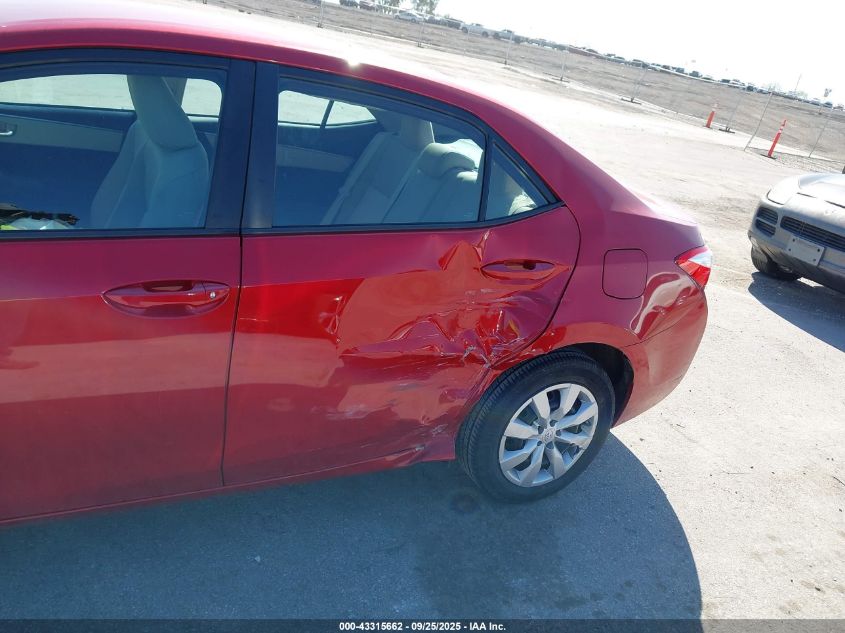 2014 Toyota Corolla Le VIN: 5YFBURHEXEP150888 Lot: 43315662