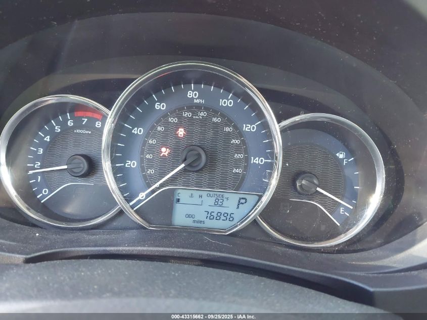 2014 Toyota Corolla Le VIN: 5YFBURHEXEP150888 Lot: 43315662