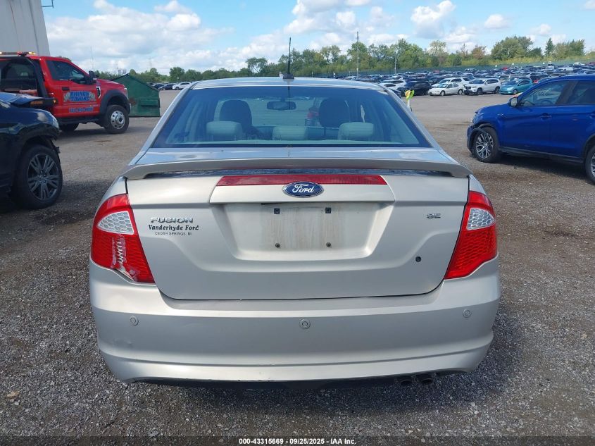 2010 Ford Fusion Se VIN: 3FAHP0HA7AR371904 Lot: 43315669