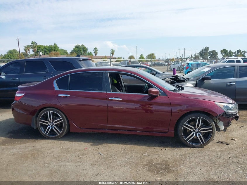 2017 HONDA ACCORD SPORT - 1HGCR2F53HA230382