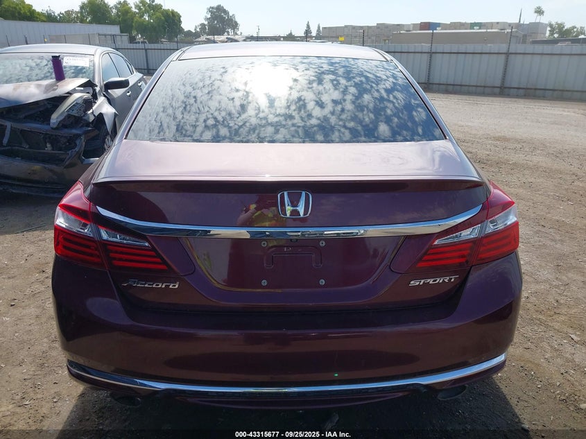 2017 HONDA ACCORD SPORT - 1HGCR2F53HA230382
