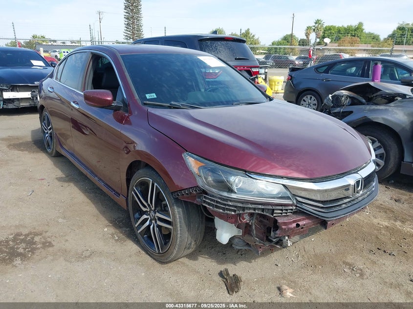 2017 HONDA ACCORD SPORT - 1HGCR2F53HA230382