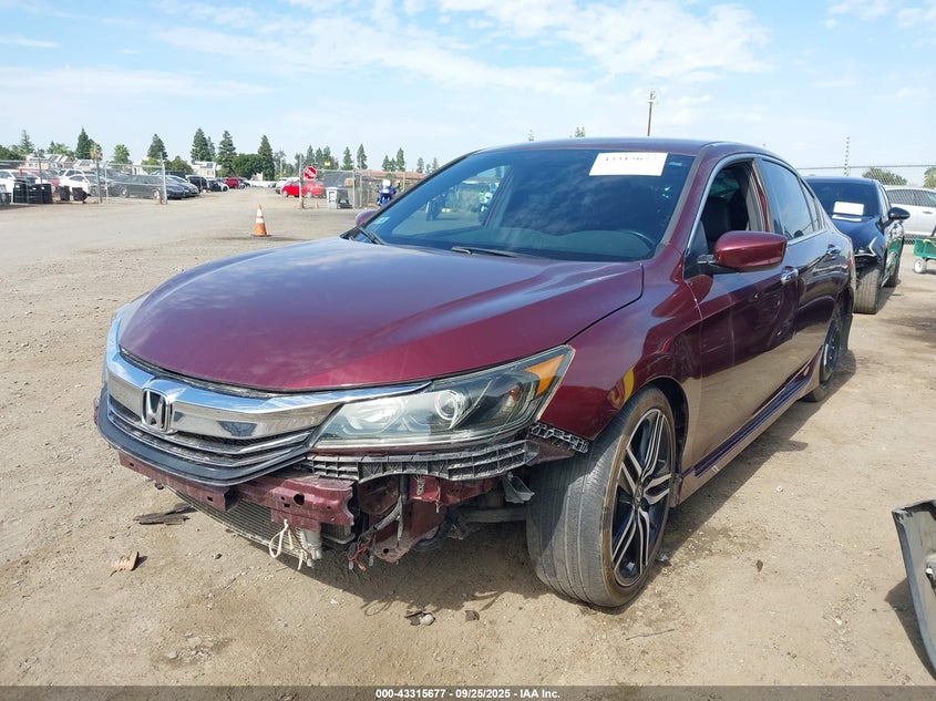 2017 HONDA ACCORD SPORT - 1HGCR2F53HA230382