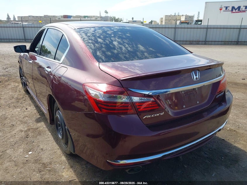 2017 HONDA ACCORD SPORT - 1HGCR2F53HA230382