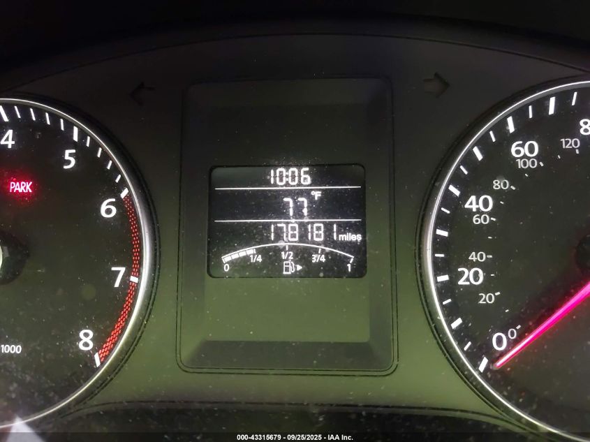 2013 Volkswagen Jetta 2.5L Se VIN: 3VWBP7AJ2DM446235 Lot: 43315679