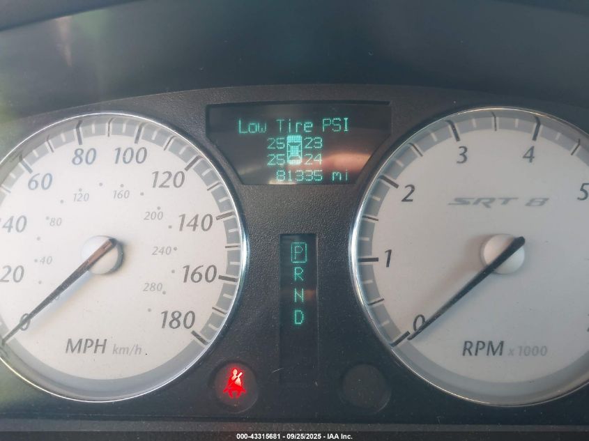 2006 Chrysler 300C Srt8 VIN: 2C3KA73W36H361956 Lot: 43315681