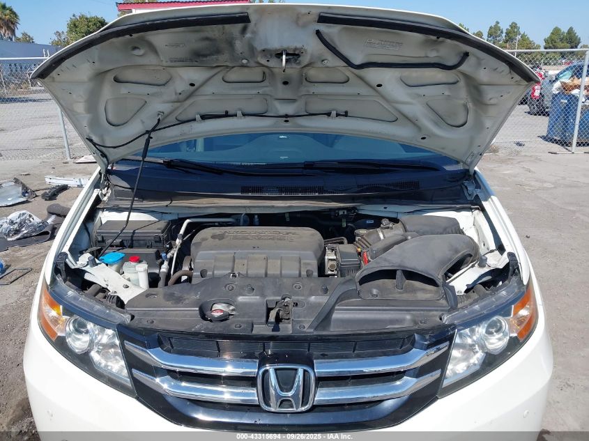 2016 Honda Odyssey Touring/Touring Elite VIN: 5FNRL5H98GB105010 Lot: 43315694