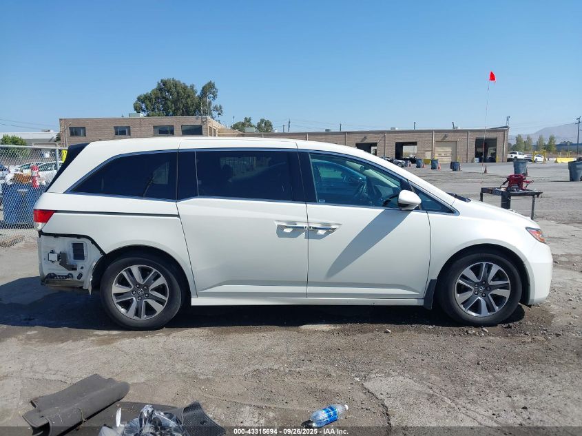 2016 Honda Odyssey Touring/Touring Elite VIN: 5FNRL5H98GB105010 Lot: 43315694