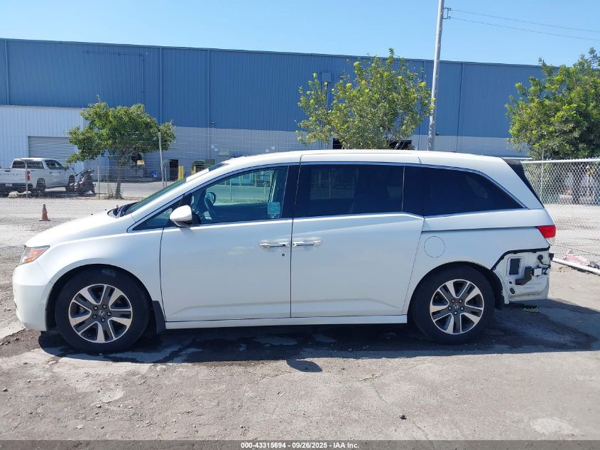 2016 Honda Odyssey Touring/Touring Elite VIN: 5FNRL5H98GB105010 Lot: 43315694