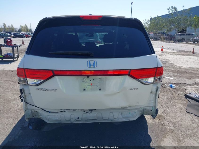 2016 Honda Odyssey Touring/Touring Elite VIN: 5FNRL5H98GB105010 Lot: 43315694