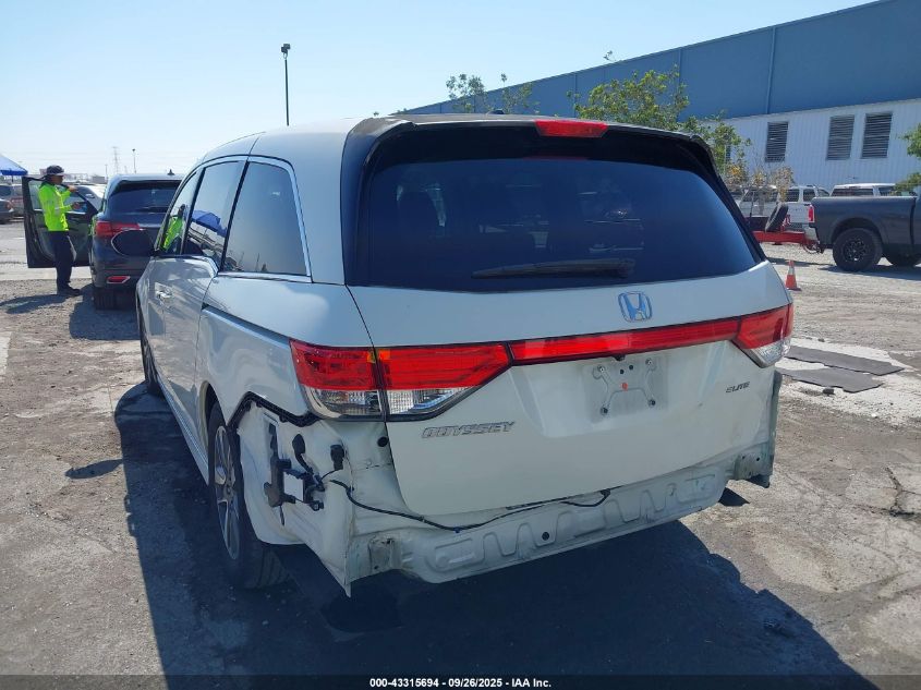 2016 Honda Odyssey Touring/Touring Elite VIN: 5FNRL5H98GB105010 Lot: 43315694