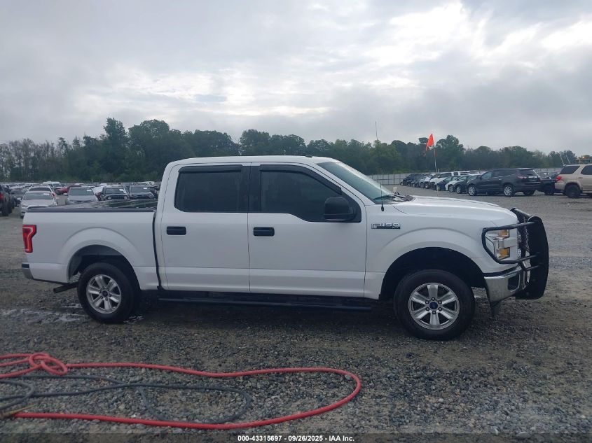 2017 Ford F-150 Xlt VIN: 1FTEW1C82HFC04724 Lot: 43315697