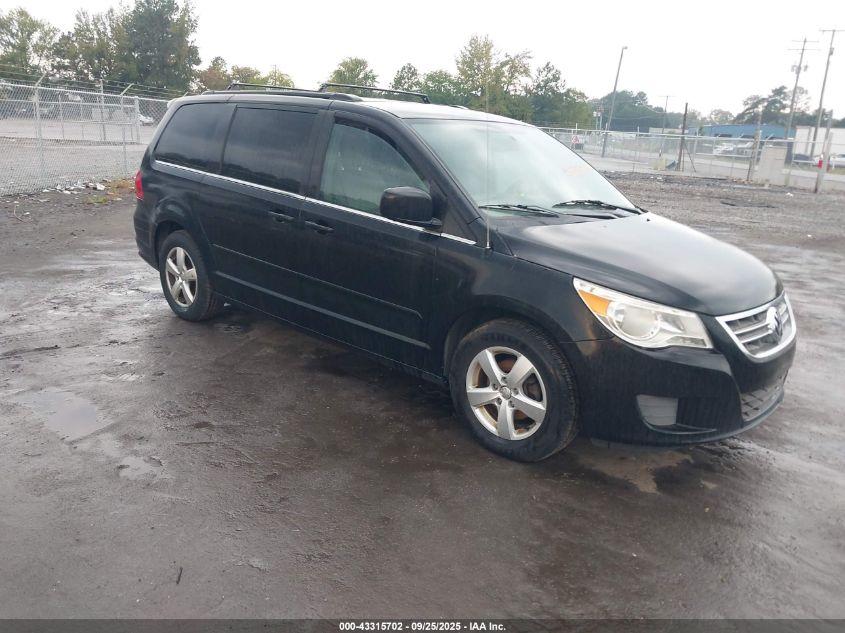 2011 Volkswagen Routan Se black van flexible 2V4RW3DG6BR670830 photo #1
